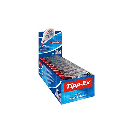 10 correttori Tipp-ex pocket mouse 5mm x 6mt Decor Bic