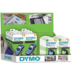Expo 6pz Letratag 100H+10 nastri carta +10 nastri plastica Dymo