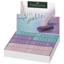 Gomma RollOn Sparkle colori assortiti Faber Castell - Conf da 20 pz.