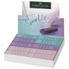 Gomma RollOn Sparkle colori assortiti Faber Castell - Conf da 20 pz.