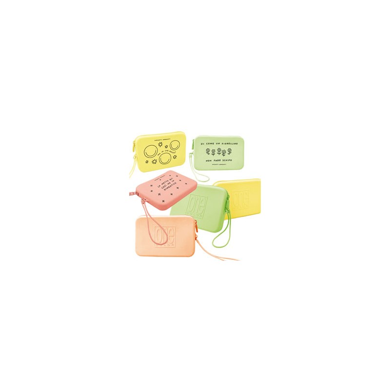 Astuccio Disegnetti Depressetti in silicone 19x12x2cm Blasetti - Conf da 12 pz.