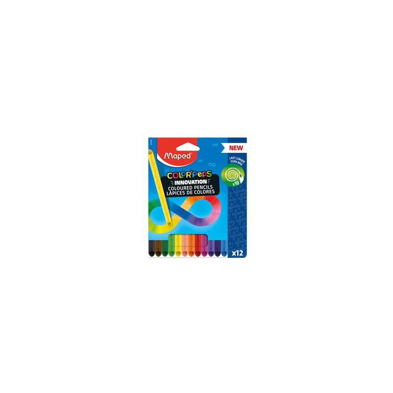 Astuccio 12 pastelli ColorPeps Infinity Maped