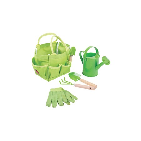 Borsa con 5 attrezzi da giardinaggio bambino Cwr