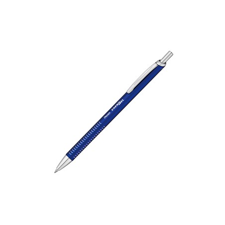 Roller EnerGel Metal Slim punta 0.7mm fusto blu Pentel