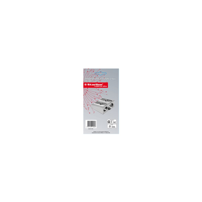 BLISTER 1 TEMPERAMATITE 2 FORI IN METALLO STARLINE