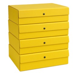 SCATOLA PROGETTO 4 GIALLO STARLINE - Conf da 5 pz.