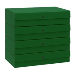 SCATOLA PROGETTO 12 VERDE STARLINE - Conf da 5 pz.