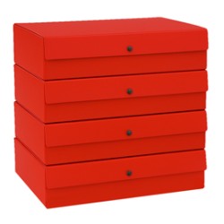SCATOLA PROGETTO 14 ROSSO STARLINE - Conf da 5 pz.