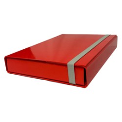 CARTELLA PROGETTO DORSO 5CM C/ELASTICO ROSSO STARLINE