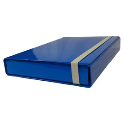 CARTELLA PROGETTO DORSO 5CM C/ELASTICO AZZURRO STARLINE
