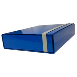CARTELLA PROGETTO DORSO 7CM C/ELASTICO AZZURRO STARLINE