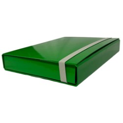 CARTELLA PROGETTO DORSO 5CM C/ELASTICO VERDE STARLINE