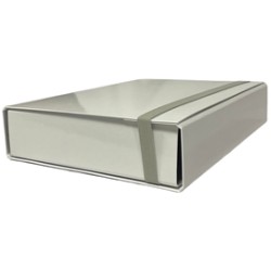 CARTELLA PROGETTO DORSO 7CM c/elastico BIANCO STARLINE