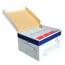 Scatola archivio con coperchio ST-BOX 37,5x42,5x26,5cm STARLINE - Conf da 5 pz.