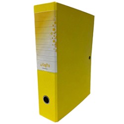 SCATOLA PROGETTO KingPro 4 GIALLO c/portaetichetta STARLINE