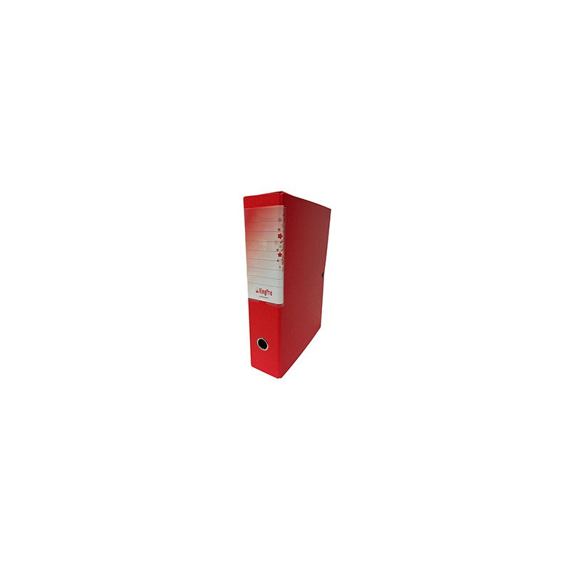 SCATOLA PROGETTO KingPro 10 ROSSO c/portaetichetta STARLINE