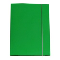 Cartella con elastico 25x34cm Verde Queen Starline - Conf da 10 pz.