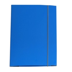 Cartella con elastico 25x34cm Azzurro Queen Starline - Conf da 10 pz.