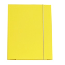 Cartella con elastico 25x34cm Giallo Queen Starline - Conf da 10 pz.