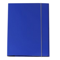 Cartella con elastico 25x34cm Blu Queen Starline - Conf da 10 pz.