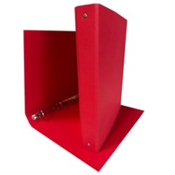 Raccoglitore 4R 30mm 22X30 rivestito in PPL ROSSO KingColor STARLINE