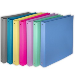 Raccoglitore 4R 30mm 22X30 rivestito in PPL colori assortiti KingBright Starline - Conf da 24 pz.