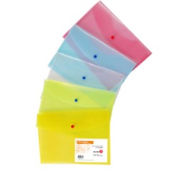 BUSTA CON BOTTONE 22x30cm COLORI ASS. Starline - Conf da 5 pz.