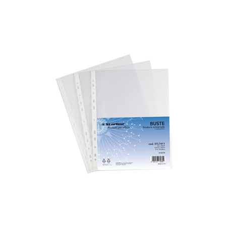 50 BUSTE FORATE 22X30 LISCIO Light Starline