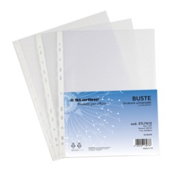 50 Buste forate 22x30cm Liscio Top Starline