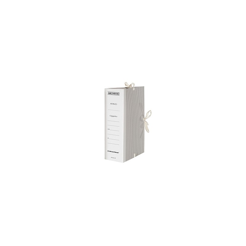 Faldone c/lacci incollati Tela 35x25cm dorso 8cm Starline - Conf da 25 pz.