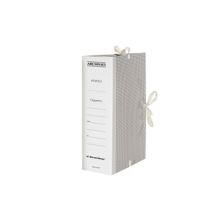 Faldone c/lacci incollati Tela 35x25cm dorso 8cm Starline - Conf da 25 pz.