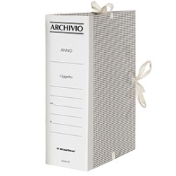 Faldone c/lacci incollati Tela 35x25cm dorso 10cm Starline - Conf da 25 pz.