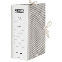 Faldone c/lacci incollati Tela 35x25cm dorso 15cm Starline - Conf da 25 pz.