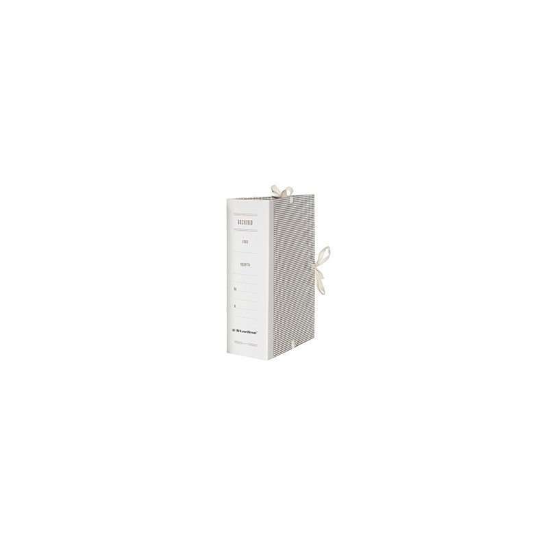 Faldone c/lacci incollati Tela 35x25cm dorso 18cm Starline - Conf da 25 pz.