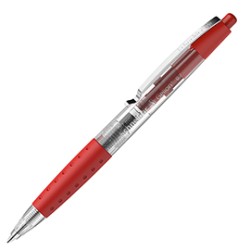 Penna gel a scatto Gelion+ punta 0.7mm rosso Schneider - Conf da 10 pz.
