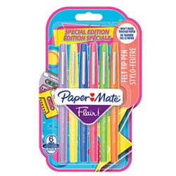 Blister 6 pennarelli Flair Nylon colori assortiti RetrO Papermate