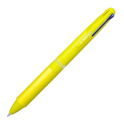 Penna sfera 4 colori 4 Multi 1.0mm giallo neon OSAMA - Conf da 12 pz.