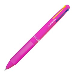 Penna sfera 4 colori 4 Multi 1.0mm fucsia neon OSAMA - Conf da 12 pz.