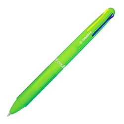 Penna sfera 4 colori 4 Multi 1.0mm verde neon OSAMA - Conf da 12 pz.
