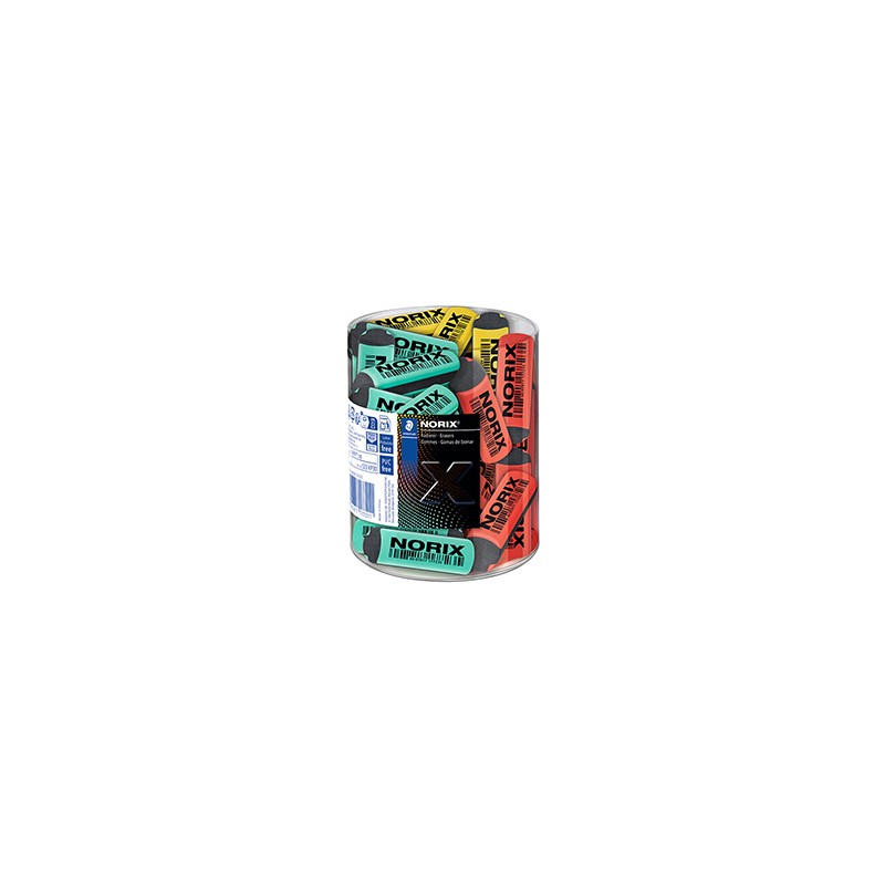 Barattolo 30pz Norix Eraser colori assortiti Staedtler