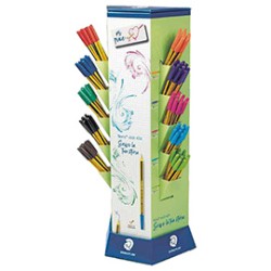 Expo 200pz penna sfera Noris stick punta 1,0mm colori assortiti Staedtler