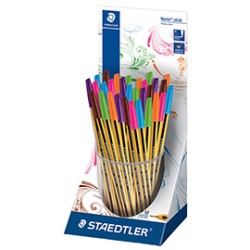 Expo 30pz penna sfera Noris stick punta 1,0mm colori assortiti Staedtler