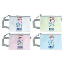 Busta PP c/bottone Fancy f.to A5 fantasie e colori assortiti Arda - Conf da 12 pz.