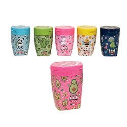 Temperamatite Fancy 3 fori colori e fantasie assortiti Arda - Conf da 12 pz.