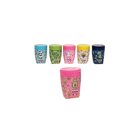 Temperamatite Fancy 3 fori colori e fantasie assortiti Arda - Conf da 12 pz.