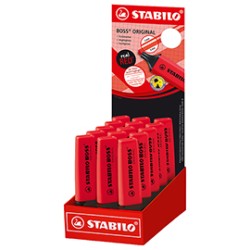 Expo 15 evidenziatori BOSS ORIGINAL rosso rosso Stabilo