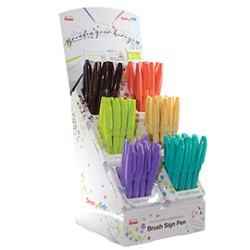 Expo 60pz Brush Sign Pen Trendy colori assortiti Pentel