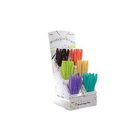 Expo 60pz Brush Sign Pen Trendy colori assortiti Pentel