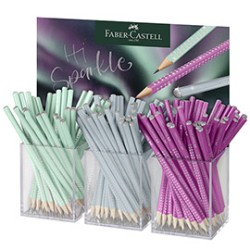 Expo 144pz matite grafite Sparkle Aurora colori assortiti Faber-Castell