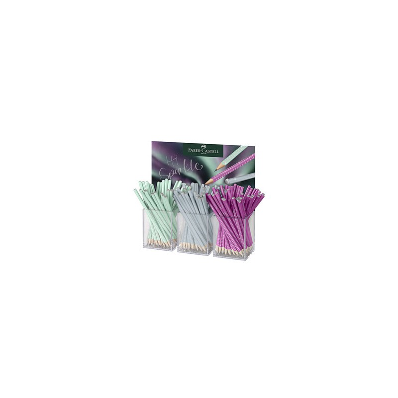 Expo 144pz matite grafite Sparkle Aurora colori assortiti Faber-Castell